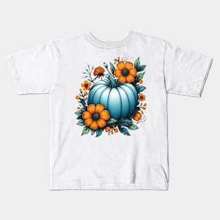 Fall Season Pumpkin Kids T-Shirt